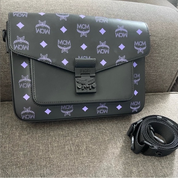 MCM MILLIE MONOGRAM CROSSBODY BAG - Picture 8 of 9